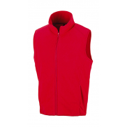 Bezrękawnik z mikropolaru - red