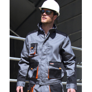 Kurtka LITE - grey/black/orange