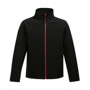 Damski Softshell Ablaze Printable - black/classic red