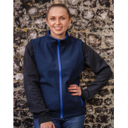 Damski bezrękawnik Softshell Printable - navy/navy