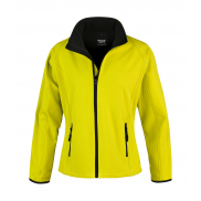 Damski Softshell Printable - yellow/black