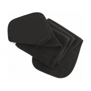 Szalik z polaru z kieszonką - grey