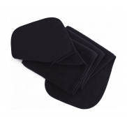 Szalik z polaru z kieszonką - navy