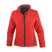 Damski Softshell Classic - red