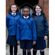 Dziecięca kurtka z podszewką z mikropolaru CORE - black