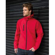 Softshell z kapturem TX Performance - black/grey