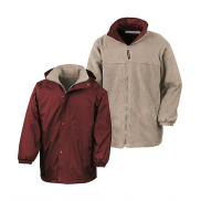 Kurtka Lined Stomdri 4000 - burgundy/camel