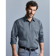 Koszula Popelinowa z długimi rękawami - white