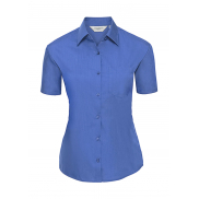 Bluzka z krótkimi rękawami i kieszonką - corporate blue