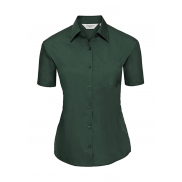 Bluzka z krótkimi rękawami i kieszonką - bottle green