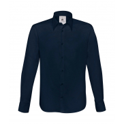 Koszula z długimi rękawami London Stretch Shirt LS - navy