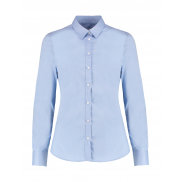 Bluzka Tailored Fit Oxford Stretch - light blue
