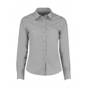 Bluzka Popelinowa Tailored Fit - light grey