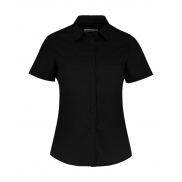 Bluzka Popelinowa Tailored Fit - black