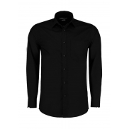 Koszula Poplin Tailored Fit - black