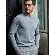 Męski Sweter - black