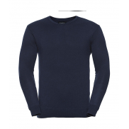 Sweter męski v-neck - french navy