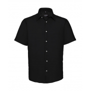 Dopasowana koszula 'bez prasowania' SS - black