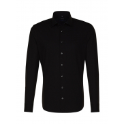 Koszula Shaped Fit 1/1 Business Kent - black
