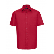 Koszula popelinowa z krótkimi rękawami