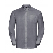 Koszula Oxford Button-Down - silver