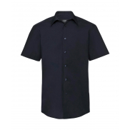 Koszula popelinowa z krótkimi rękawami - french navy