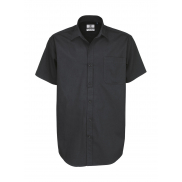 Koszula z krótkimi rękawami Sharp SSL/men Twill - dark grey