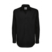 Koszula z długimi rękawami Sharp LSL/men Twill - black