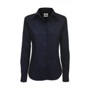 Bluzka Twill z długimi rękawami Sharp LSL/women - navy