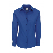 Bluzka popelinowa Heritage LSL/women - blue chip