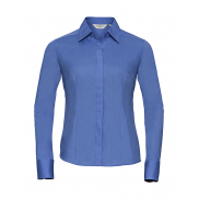 Bluzka popelinowa z długimi rękawami - corporate blue