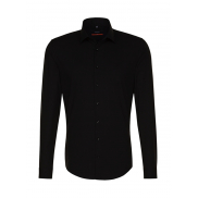 Koszula z długimi rękawami Slim Fit - black