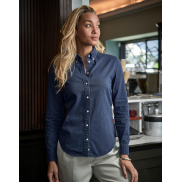Damska koszula Casual Twill - indigo