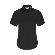 Bluzka Oxford z krótkimi rękawami - black