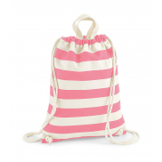 Worek Nautical Gymsac - natural/pink