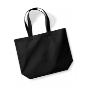 Torba z bawełny organicznej Premium Maxi Tote - black