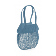 Siatka na zakupy z bawełny organicznej - airforce blue