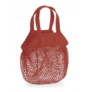 Torba zakupowa Organic Mini Mesh - orange rust