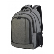 Plecak na laptop Smart Frankfurt - grey melange/black