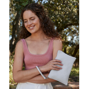 Saszetka bawełniana - natural/black