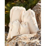 Worek organiczny ze sznurkiem - natural