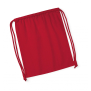 Worek z bawełny organicznej Premium - classic red