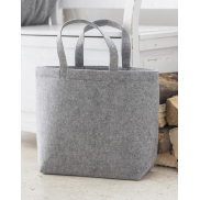 Duża zakupowa torba z filcu - charcoal melange