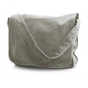 Płócienna torba Messenger - neutral grey
