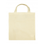 Torba z bawełny organicznej - Krótkie Uchwyty - natural