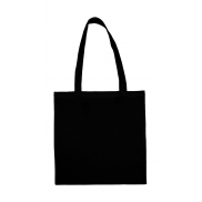 Torba z bawełny organicznej - Długie Uchwyty - black
