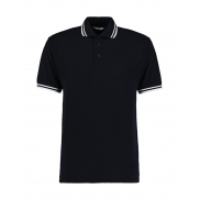 Polo z paseczkami Classic Fit - navy/white