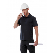 Koszulka polo z kieszonką CoolPower - black