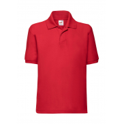 Dziecięca koszulka Polo 65/35 - red