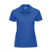 Bawełniane polo damskie Ultimate - azure